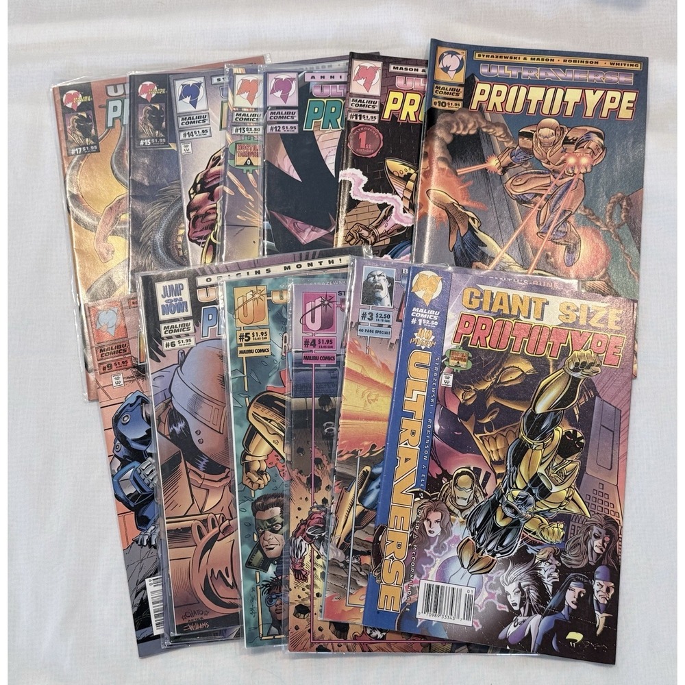 (1993) Ultraverse Prototype Lot Of 15 Malibu Comics